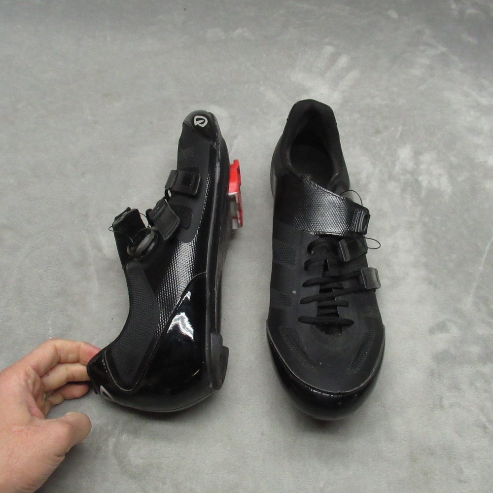 Giro Men 14.5 Cycling Shoes Black Easton EC70 Carbon Road Bike BOA Cleats 49EU